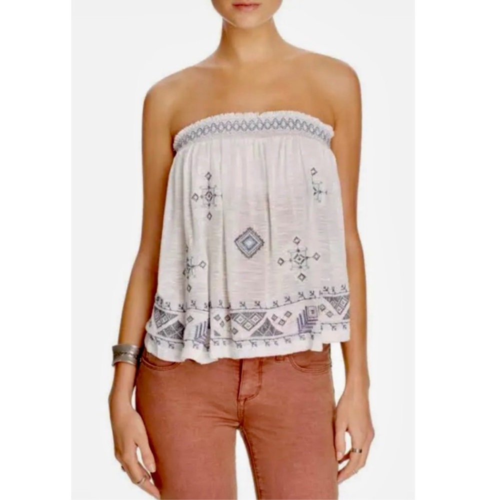 NWOT Free people Boho Tube Top - Picture 4 of 13